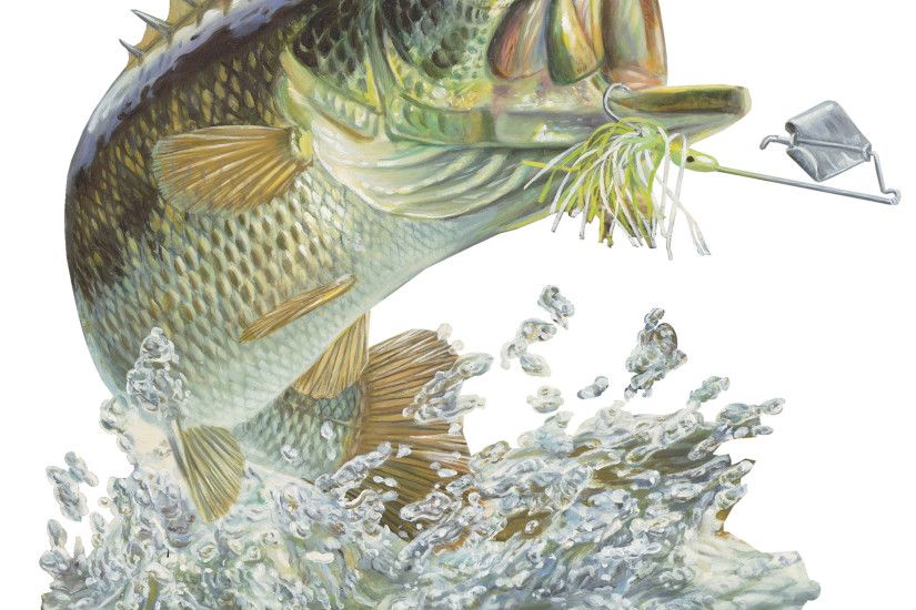 Skiff Life Buzz Off Bass Fishing Decal Sticker Randy McGovern Art
