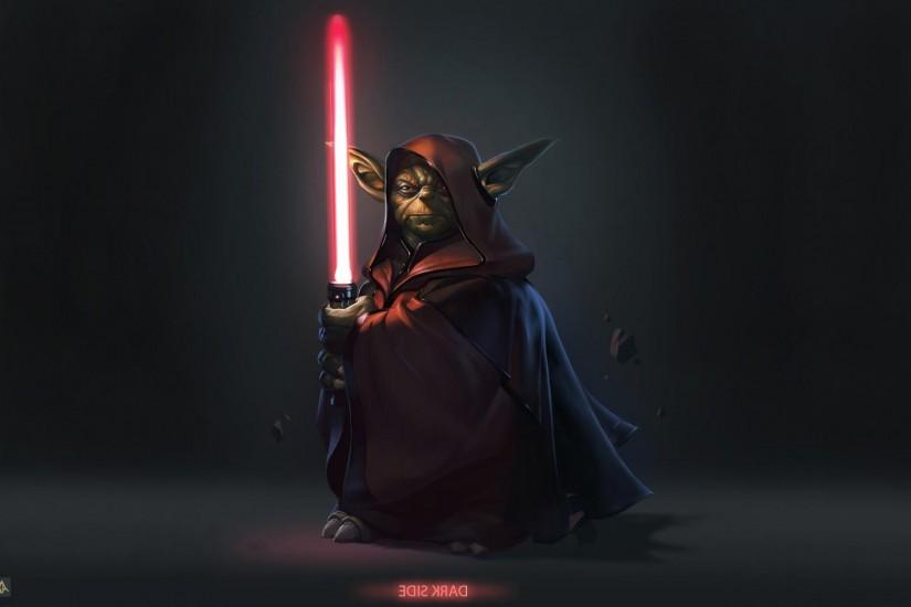 Star Wars, Yoda, Lightsaber Wallpaper HD