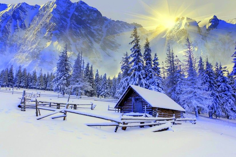 Winter Landscape HD Wallpaper | Hintergrund | 2880x1800 | ID:686358 -  Wallpaper Abyss