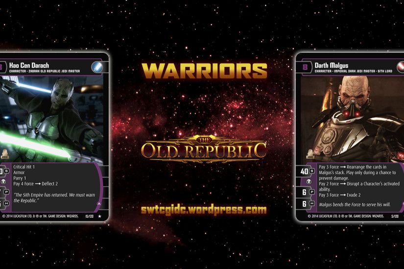 The Old Republic | Star Wars Trading Card Game: Independent Development  Committee