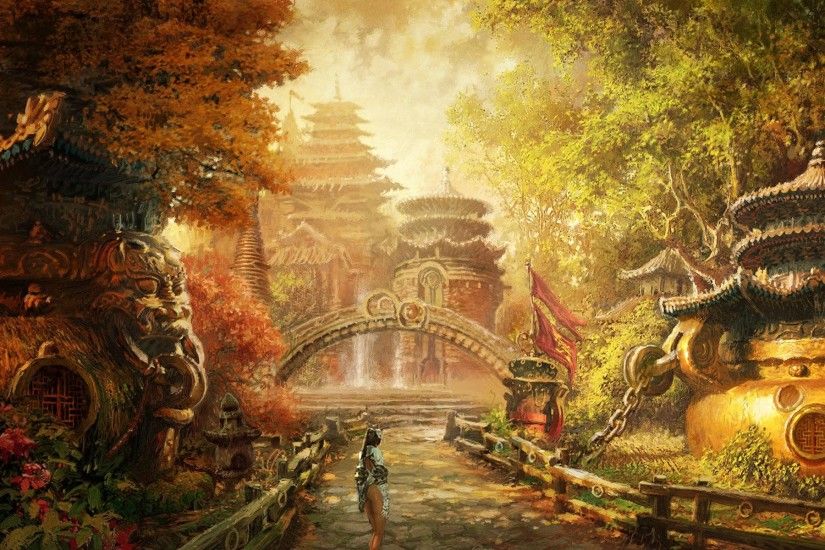 Asian Fantasy Wallpaper
