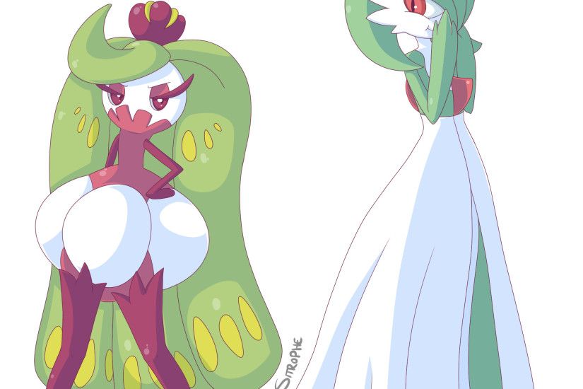 And there we have the final evolutions of Bounsweet and Ralts. If you  missed the other two, check em out; Art (c) Me Pokemon (c. Gardevoir and  Tsareena