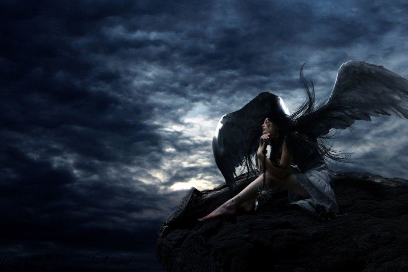 Free Wallpapers - Gothic Angel Lady 1920x1200 wallpaper