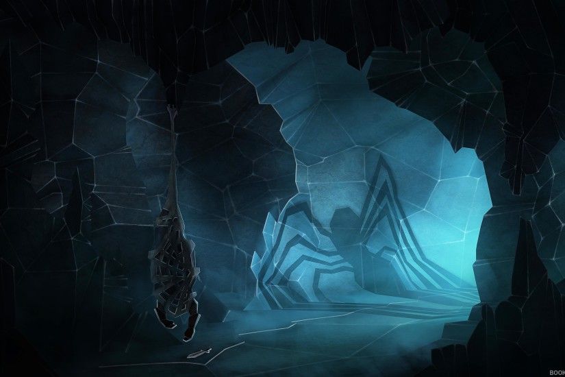 Spider Web Art 4K Wallpaper