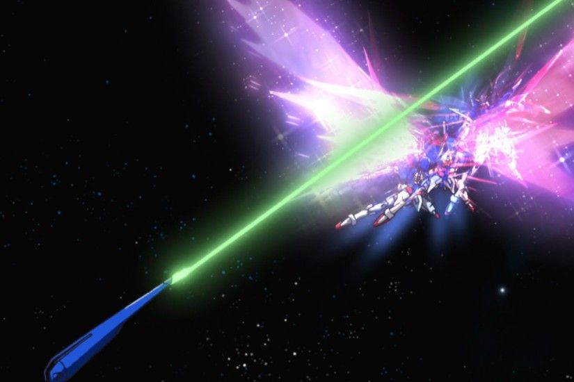 He also showed off Wings of Light ability nicely here. The Destiny is the  only gundam ...