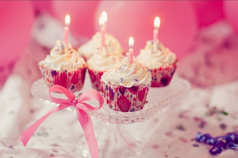 Birthday Candles Cupcake