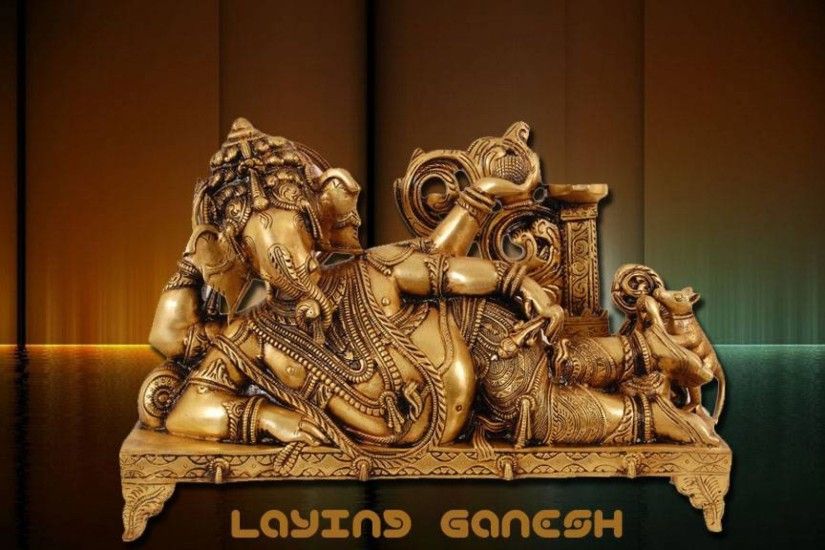 Hindu God Ganesha Wallpaper Sleeping