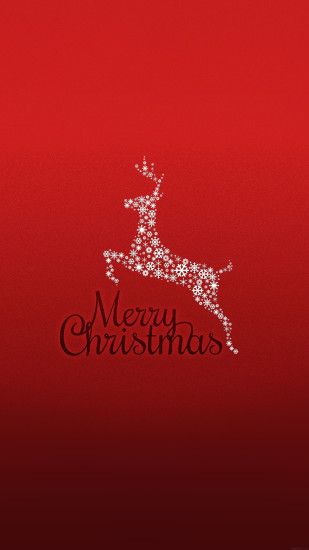 Merry Christmas Reindeer Wallpaper