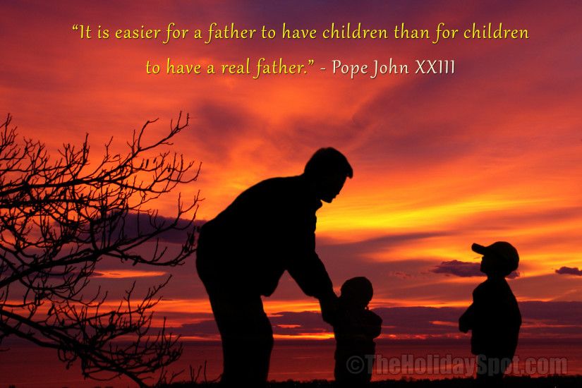 HD Father's Day Wallpaper with quotation
