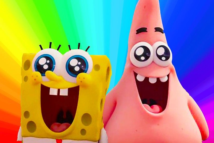 Meet Spongebob & Patrick Star, Easy Play doh creation for kids - YouTube