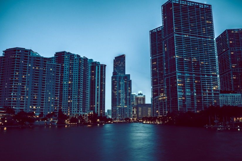 landscape, Cityscape, Skyscraper, Miami Wallpapers HD / Desktop and Mobile  Backgrounds