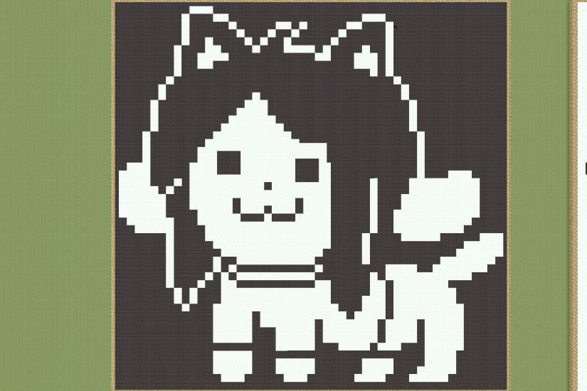 Temmie in Minecraft by AwesomelyDerped Temmie in Minecraft by  AwesomelyDerped