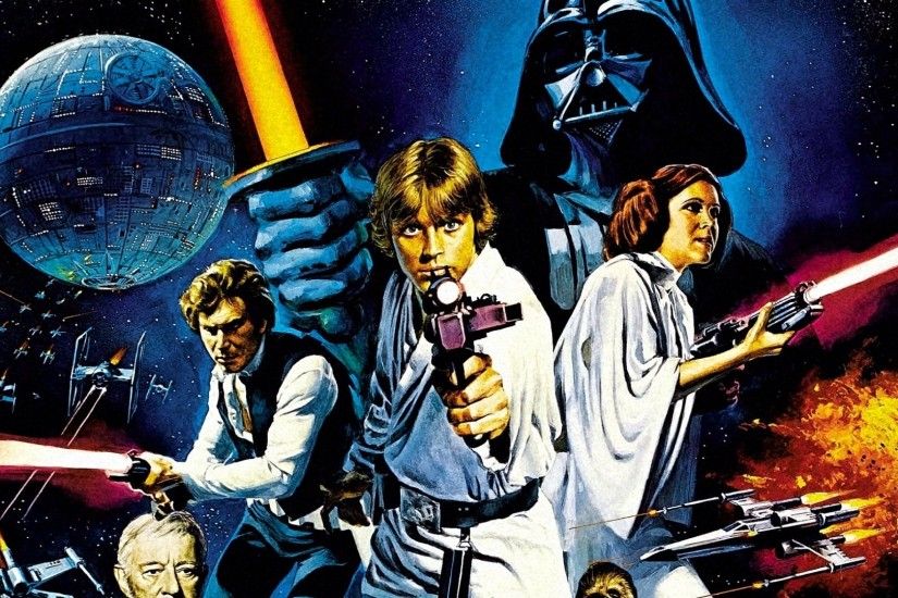 Movie - Star Wars Episode IV: A New Hope Darth Vader Luke Skywalker  Princess Leia