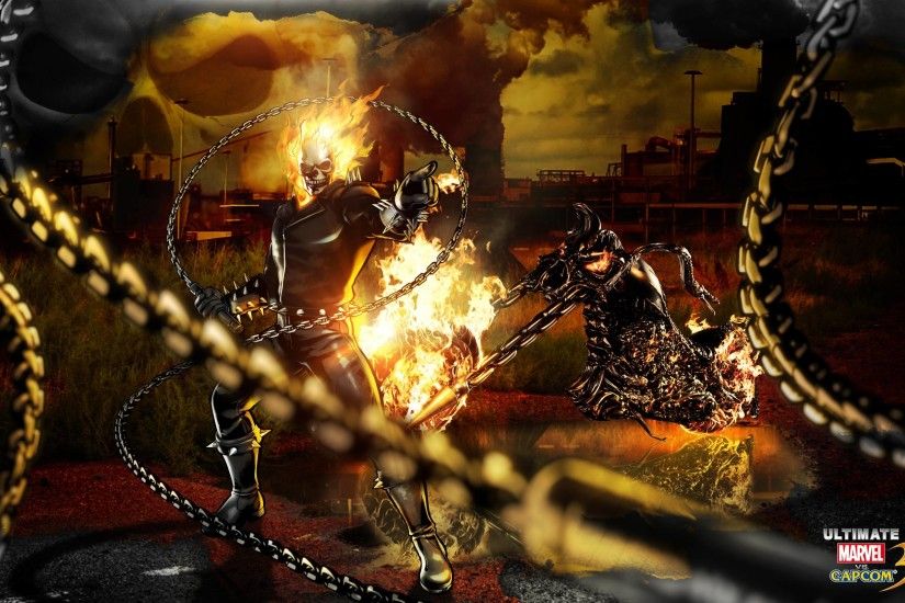 Ghost Rider Marvel Vs Capcom Wallpaper 2560x1600 px Free Download .