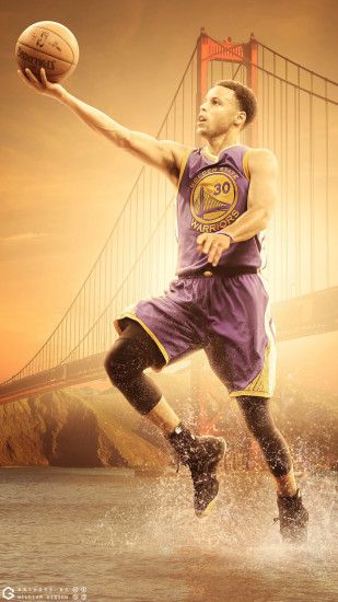 Stephen Curry Warriors 2017 Mobile 1080x1920 BasketWallpapers com .
