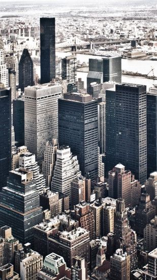 1080x1920 Wallpaper usa, new york, skyscrapers, empire state building