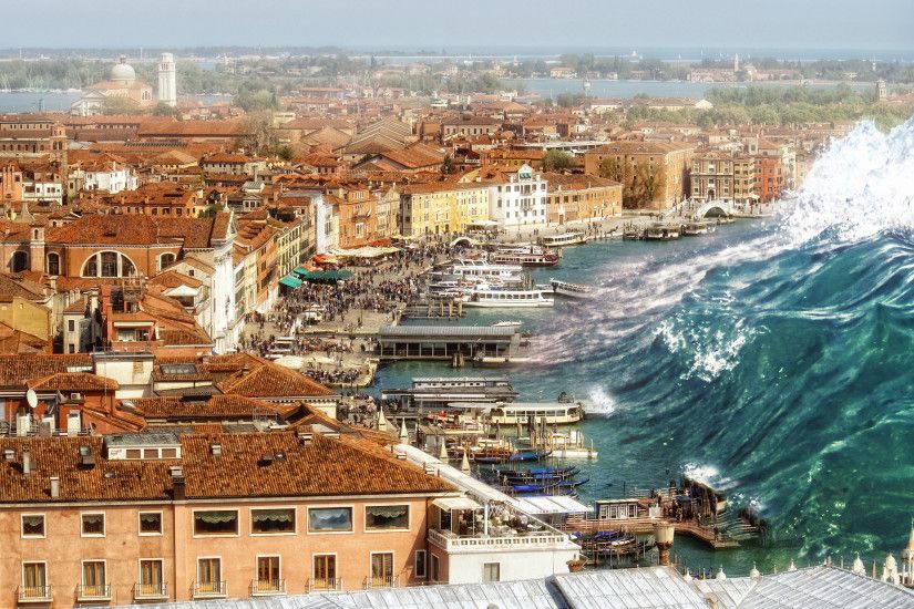 Tsunami Approaching Venice, Italy HD Wallpaper | Hintergrund | 2048x1235 |  ID:728474 - Wallpaper Abyss