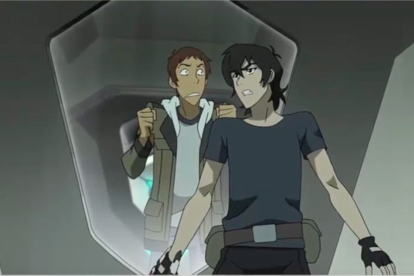 Keith discovers Lance locked in the airlock from Voltron Legendary Defender