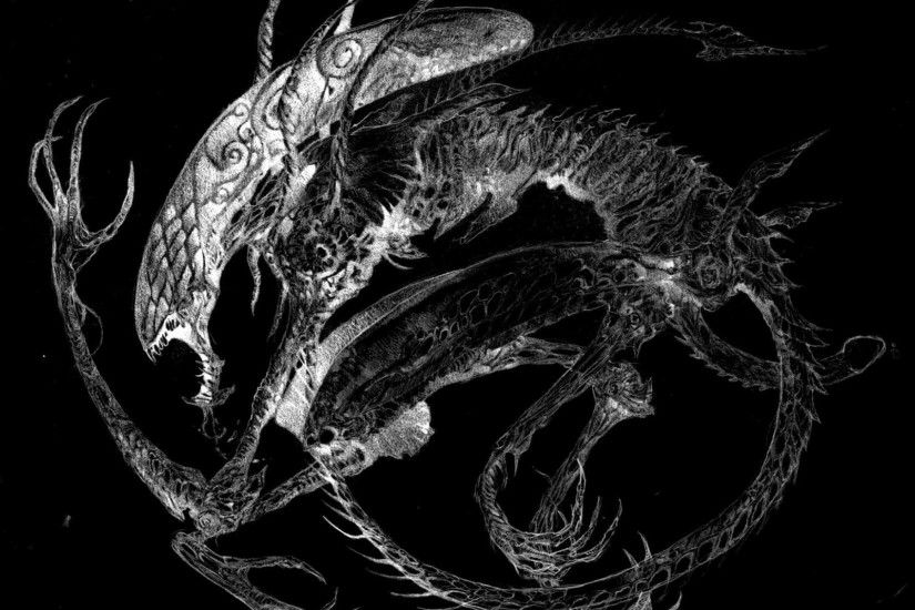 H R Giger Art Artwork Dark Evil Artistic Horror Fantasy Sci-fi Alien Aliens Xenomorph  Wallpaper At Dark Wallpapers