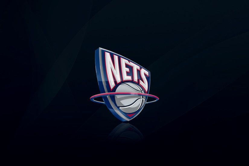 Preview wallpaper new jersey nets, nba, basketball, logo 3840x2160