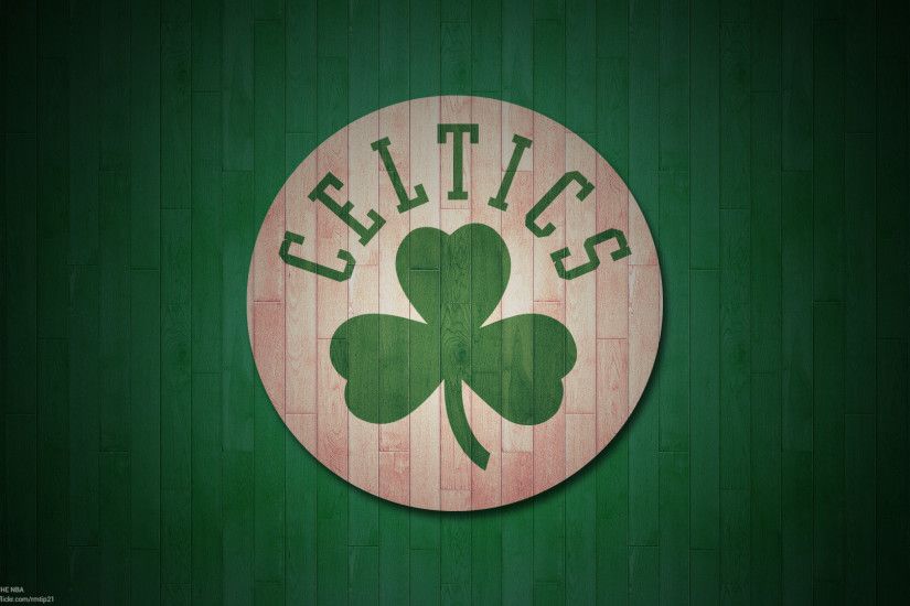 NBA 2017 Boston Celtics hardwood logo desktop wallpaper