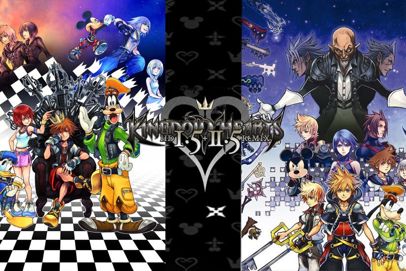 ... Kingdom Hearts 1.5 + 2.5 HD Remix Wallpaper by The-Dark-Mamba-995