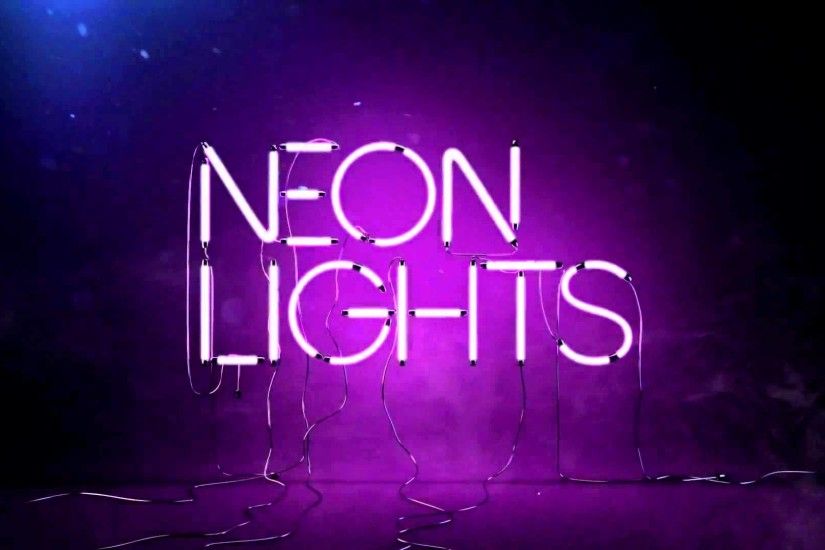 Neon Lights Guitar Desktop Background HD Desktop Wallpaper, Background Image
