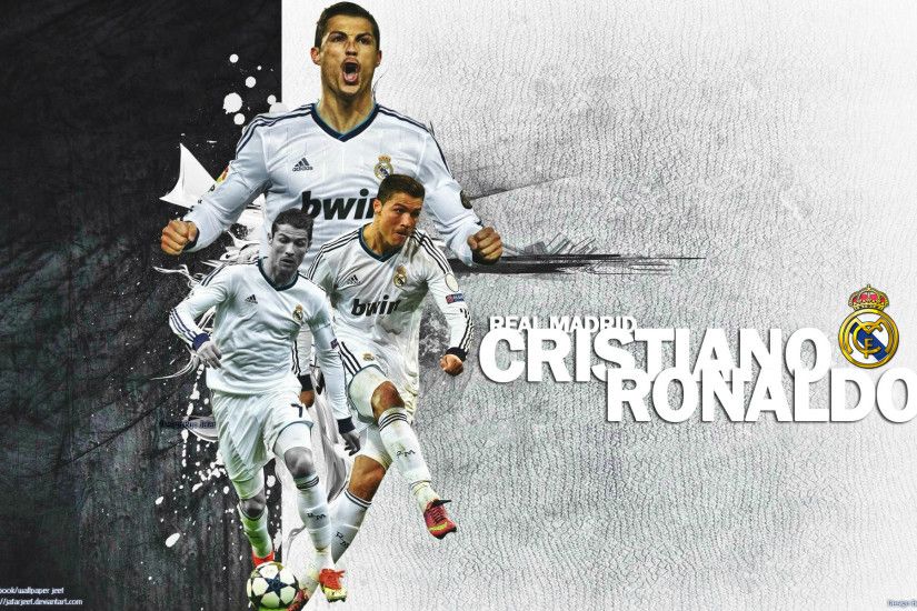 Cristiano Ronaldo, Cr7, Football Player, Real Madrid, Jersey, King, Three  Wallpaper HD