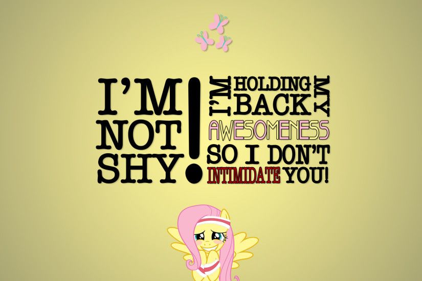 Fluttershy Holds Back Awesomeness by iReever Fluttershy Holds Back  Awesomeness by iReever