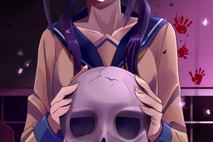 Shinozaki Ayumi, Corpse Party, Classroom, Skull, School Uniform