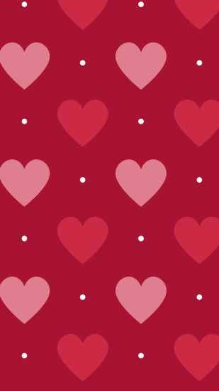 pink // red // hearts // polka dots