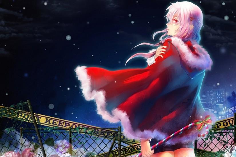 Christmas Red Dress Anime ...