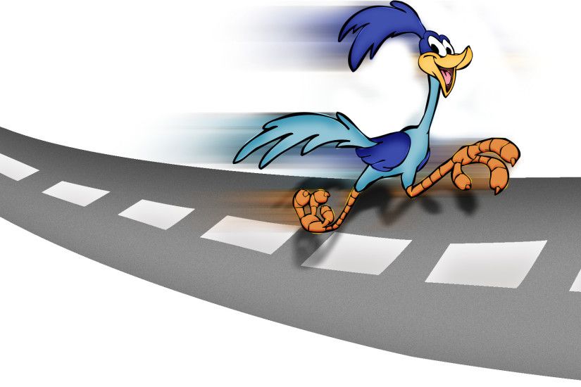 Clipart library: More Artists Like The Road Runner on a road by ksbansal