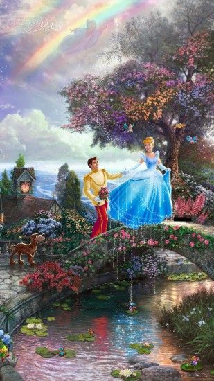 Thomas Kinkade Cinderella Painting