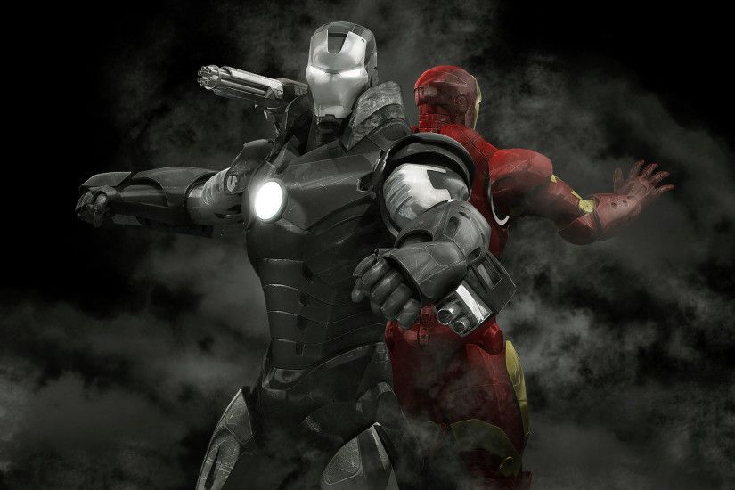 ... War Machine-Iron Man-close by stefanmarius