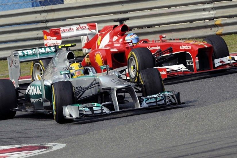 Fernando Alonso, Ferrari, Lewis Hamilton, Formula 1, Mercedes AMG Petronas  Wallpapers HD / Desktop and Mobile Backgrounds