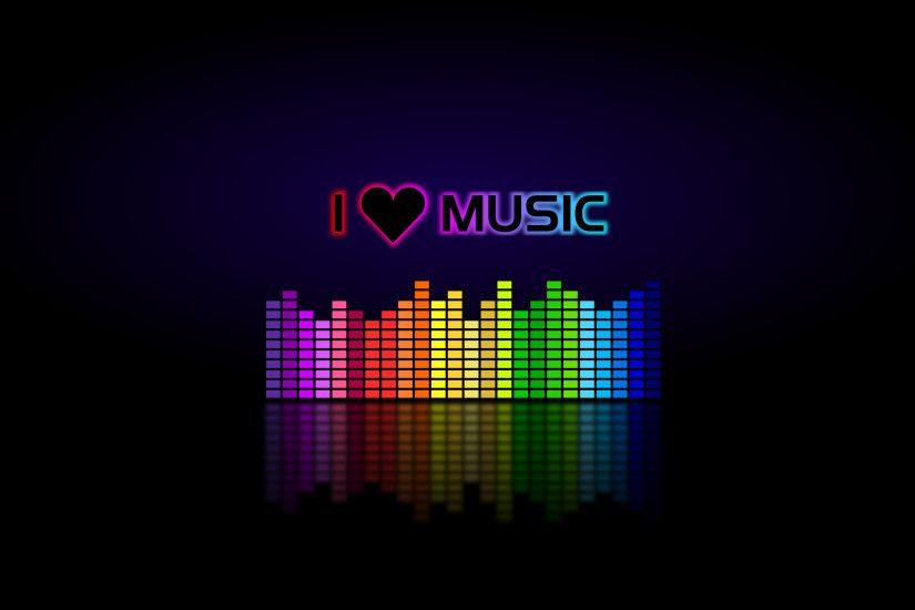 I LOVE MUSIC (Wallpaper)