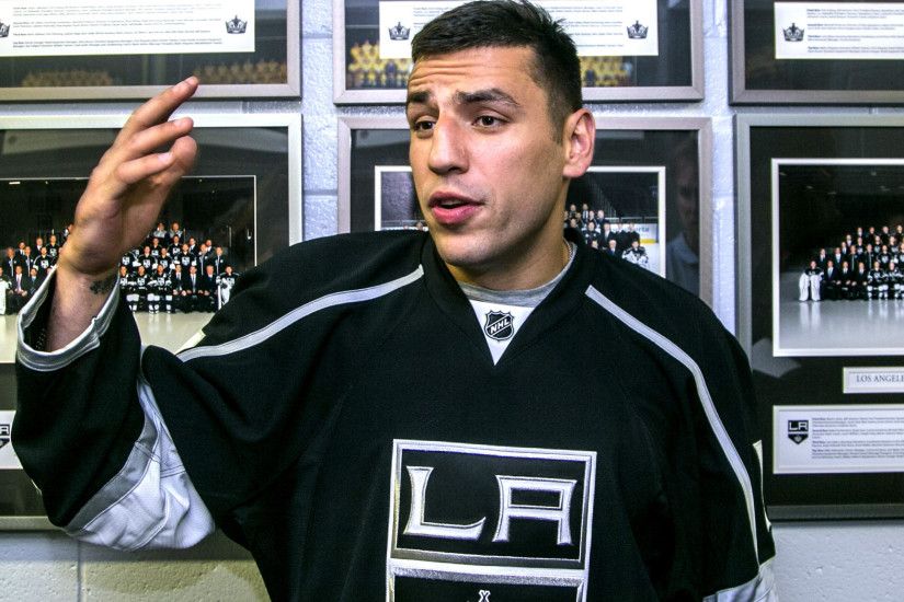 Los Angeles Kings officially introduce left wing Milan Lucic to media - LA  Times