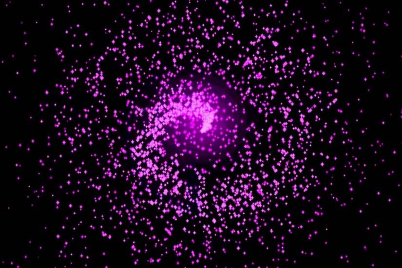 Pink Stars Vortex Black Background ANIMATION FREE FOOTAGE HD