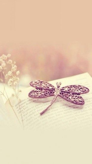 Pure Dreamy Aesthetic Book Hairpin iPhone 6 wallpaper