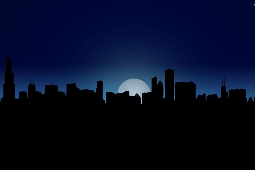 Chicago Skyline At Night 344113