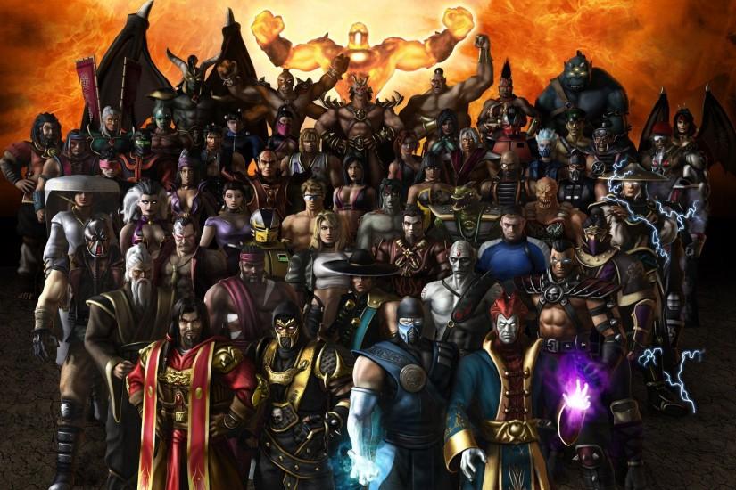 Image - Mortal Kombat All characters wallpaper.jpg - Elwin X Wiki