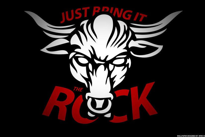 WWE Raw Gives You This Latest The Rock'S Brahma Bull Logo Wallpaper