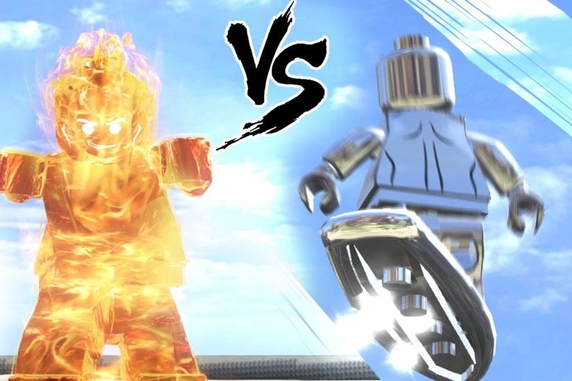 HUMAN TORCH VS SILVER SURFER - Epic Battle - Lego Marvel Super Heroes -  YouTube