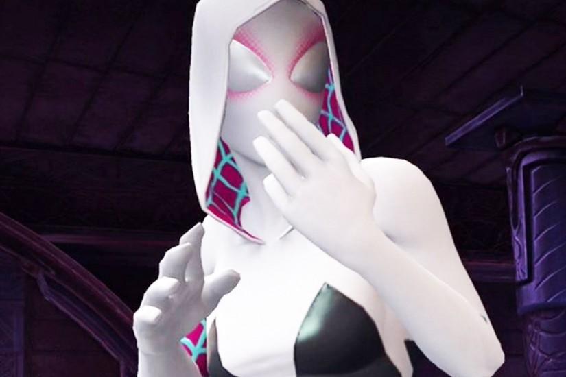 Marvel: Contest of Champions - SPIDER-GWEN Super Moves & Attacks Hands-on  Review
