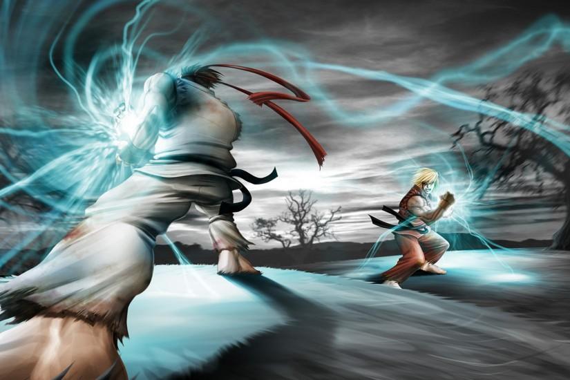 Ryu Vs Ken Masters Street Fighter wallpapers HD free - 473538