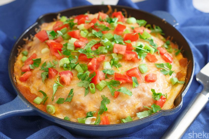 Skillet tortilla pie is a one-pan Mexican dinner you'll make again and