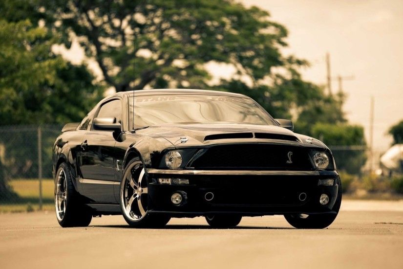 Shelby Mustang | Ford Mustang Shelby GT-500 Black HD Wallpapers .