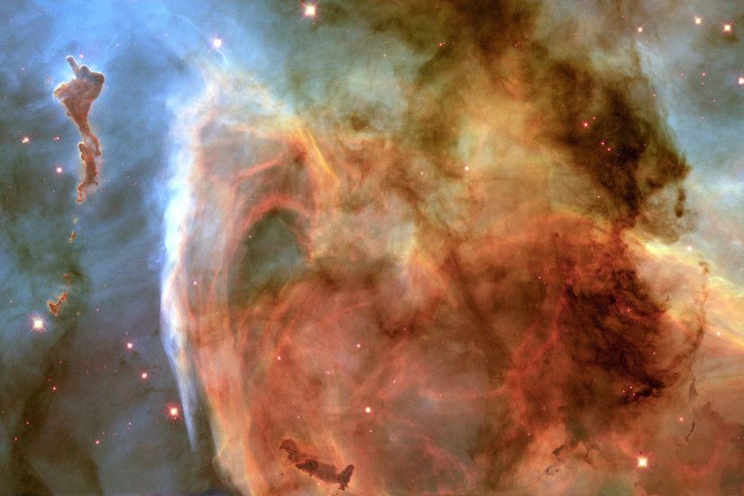Light and shadow in the Carina Nebula