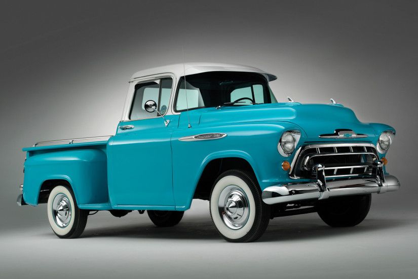 1957 chevy 4400 truck | Chevrolet 3100 Pickup 1957 Wallpapers